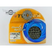 Звезда зад+перед 420-41/14 цепь 420-98 (в чемоданчике) TVR