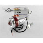 Фара дополнительная LED линза (с креплением на руль/дуги) TVR