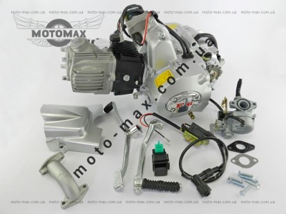 Двигатель Дельта/Альфа/Актив 110cc, автомат +карбюратор+комм+катушка фото цена