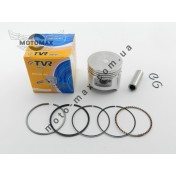 Поршень Дельта/Альфа 100cc, ø-50мм, палец ø-13мм (TVR)
