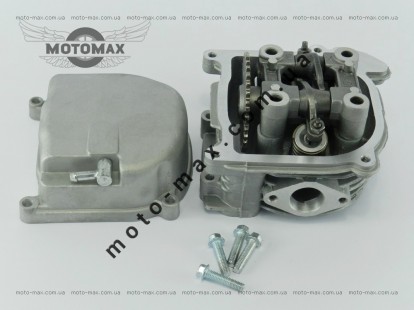 Головка цилиндра в сборе GY6 50/60/80, ø-50мм (100сс тюннинг с крышкой клапанов) фото цена