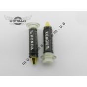 Ручки газа силиконовые Honda с отбойником черные (пара)