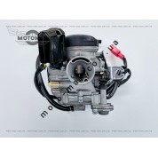 Карбюратор 4т GY6-50/60/80cc 139QMB  (пластиковая крышка)