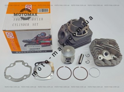 Поршневая (ЦПГ) 80cc Honda Dio 18/25/ 27/28 /FIT/Tact 24/30/ 31/51/ Lead 20 80cc с головой SEE (китай) фото цена